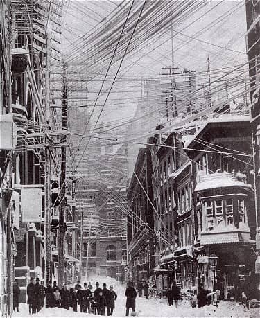 telegraph lines 1888